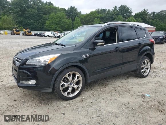 2013 Ford Escape Titanium with VIN 1FMCU9J90DUB42460, listed as a Copart auction lot 59846415 with 158,653 mi miles and Clean title. Bid and sale history available at DreamBid. Image 1.