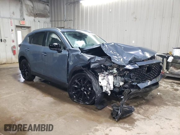 2024 Mazda CX-5 S Preferred with VIN JM3KFBCM6R0382444, listed as a Copart auction lot 52103785 with 3,499 mi miles and Salvage Title. Bid and sale history available at DreamBid. Image 4.