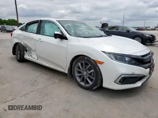 2019 Honda Civic EX z VIN 19XFC1F39KE011159, wystawiony jako Copart lot #58637645 z przebiegiem 42 939 mil mil oraz Szkoda całkowita • Salvage title. Historia ofert i sprzedaży dostępna na DreamBid. Obrazek 4.