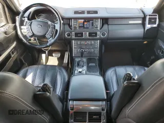 2011 Land Rover Range Rover SC Autobiography with VIN SALMP1E47BA342663, listed as a Copart auction lot 43951195 with 205,393 mi miles and Salvage title. Bid and sale history available at DreamBid. Image 8.