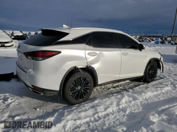 2020 Lexus RX 350 with VIN 2T2JZMDA0LC248405, listed as a Copart auction lot 45386675 with 36,049 mi miles and Salvage title. Bid and sale history available at DreamBid. Image 3.