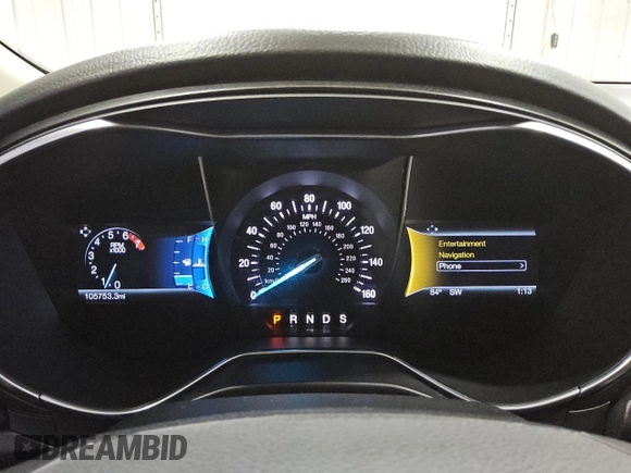 2017 Ford Fusion Titanium with VIN 3FA6P0K95HR108021, listed as a Copart auction lot 59874005 with 105,753 mi miles and Clean title. Bid and sale history available at DreamBid. Image 9.