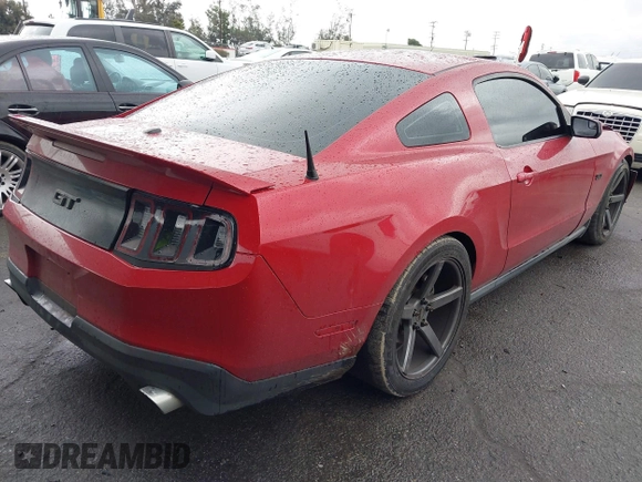 2011 Ford Mustang GT with VIN 1ZVBP8CF8B5131795, listed as a IAAI auction lot 41783322 with 120,406 mi miles. Bid and sale history available at carsss.com. Image 4.