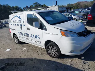 2017 Nissan NV200 Compact Cargo S with VIN 3N6CM0KNXHK695437, listed as a IAAI auction lot 41136124 with 162,108 mi miles. Bid and sale history available at carsss.com. Image 1.
