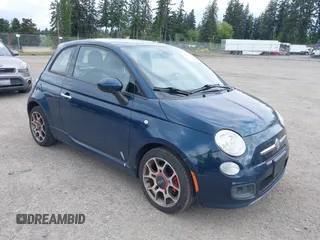 2015 FIAT 500 Sport z VIN 3C3CFFBR4FT504092, wystawiony jako IAAI lot #42273180 z przebiegiem 125 251 mil mil oraz . Historia ofert i sprzedaży dostępna na DreamBid. Obrazek 1.