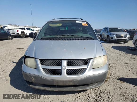 2001 Dodge Caravan SE with VIN 1B8GP25361B208099, listed as a Copart auction lot 47273005 with 220,260 mi miles and Salvage Title. Bid and sale history available at carsss.com. Image 5.