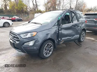 2021 Ford EcoSport Titanium z VIN MAJ6S3KL0MC403516, wystawiony jako IAAI lot #40961351 z przebiegiem 42 158 mil mil oraz . Historia ofert i sprzedaży dostępna na DreamBid. Obrazek 2.