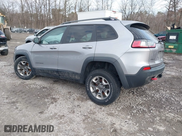 2019 Jeep Cherokee Trailhawk with VIN 1C4PJMBX5KD103259, listed as a IAAI auction lot 41704861 with 39,923 mi miles and . Bid and sale history available at DreamBid. Image 3.