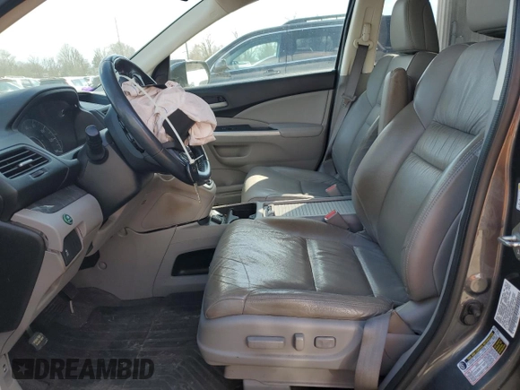2013 Honda CR-V EX-L with VIN 5J6RM3H71DL019251, listed as a Copart auction lot 51737695 with 102,828 mi miles and Salvage Title. Bid and sale history available at DreamBid. Image 7.