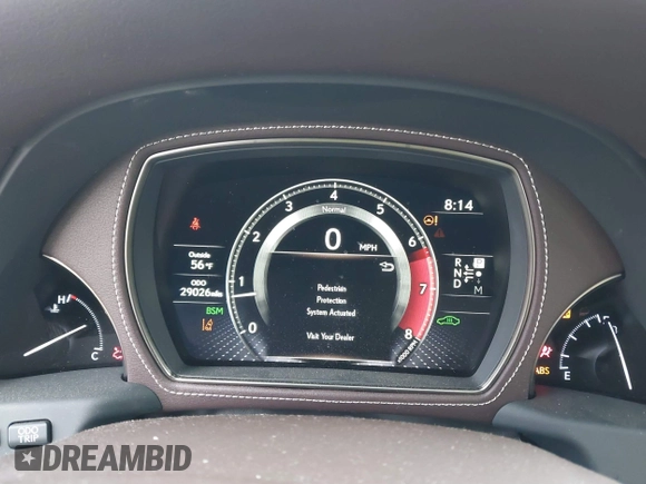 2018 Lexus LS with VIN JTHB5LFF5J5003051, listed as a IAAI auction lot 41843702 with 29,026 mi miles. Bid and sale history available at carsss.com. Image 7.