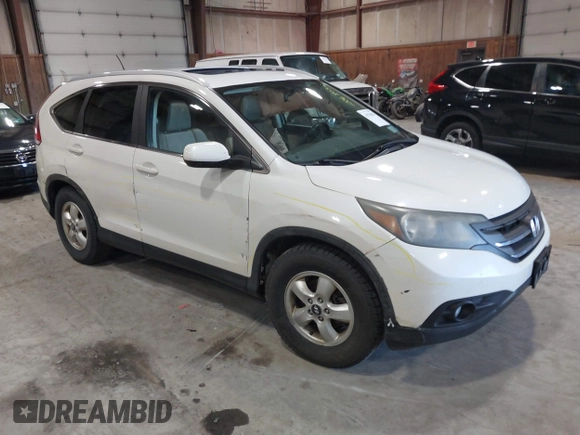 2012 Honda CR-V EX-L with VIN 5J6RM4H72CL053011, listed as a IAAI auction lot 41936824 with 206,803 mi miles. Bid and sale history available at carsss.com. Image 1.