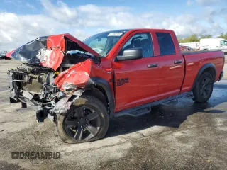 2021 Ram 1500 Classic Warlock with VIN 1C6RR7GTXMS554699, listed as a Copart auction lot 47880235 with 67,193 mi miles and Salvage Title. Bid and sale history available at carsss.com. Image 1.