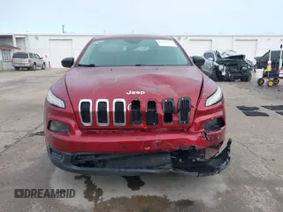 2016 Jeep Cherokee Sport with VIN 1C4PJLAB6GW136136, listed as a IAAI auction lot 41108560 with 97,982 mi miles. Bid and sale history available at carsss.com. Image 13.