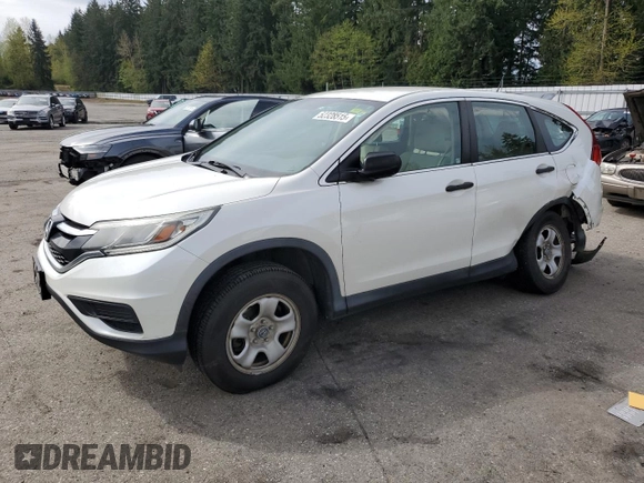 2016 Honda CR-V LX with VIN 5J6RM4H36GL089433, listed as a Copart auction lot 52328515 with 136,550 mi miles and Salvage Title. Bid and sale history available at carsss.com. Image 1.