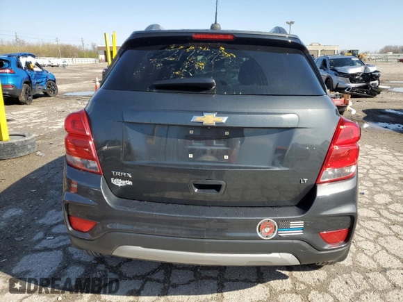 2017 Chevrolet Trax LT with VIN 3GNCJLSB9HL221757, listed as a Copart auction lot 52067785 with 89,750 mi miles and Salvage Title. Bid and sale history available at DreamBid. Image 6.