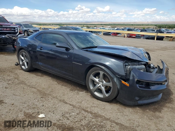 2014 Chevrolet Camaro LT with VIN 2G1FB1E32E9240136, listed as a Copart auction lot 55873705 with 132,153 mi miles and Salvage title. Bid and sale history available at DreamBid. Image 4.