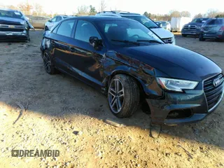 2017 Audi A3 Sedan Premium with VIN WAUAUGFF6H1037800, listed as a IAAI auction lot 41151469 with 53,752 mi miles. Bid and sale history available at carsss.com. Image 1.