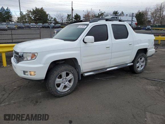 2010 Honda Ridgeline RTL with VIN 5FPYK1F58AB005088, listed as a Copart auction lot 47477975 with 128,538 mi miles and Salvage Title. Bid and sale history available at carsss.com. Image 1.