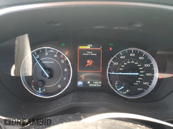 2020 Subaru Ascent Limited with VIN 4S4WMAPD5L3422910, listed as a Copart auction lot 41818005 with 55,323 mi miles and Salvage title. Bid and sale history available at DreamBid. Image 9.
