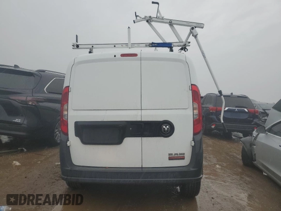 2021 Ram ProMaster City Cargo Tradesman with VIN ZFBHRFAB4M6V35690, listed as a Copart auction lot 47926605 with 116,365 mi miles and Salvage Title. Bid and sale history available at carsss.com. Image 6.