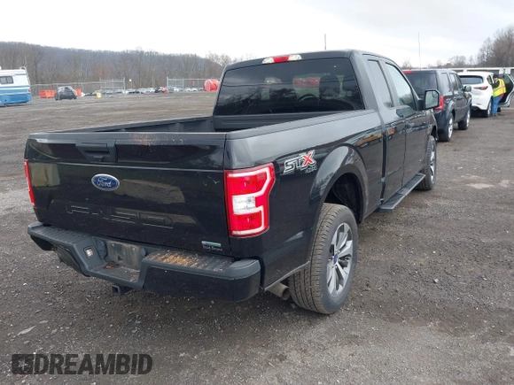 2019 Ford F-150 XL with VIN 1FTEX1EP0KKC57566, listed as a IAAI auction lot 41902132 with 80,613 mi miles and . Bid and sale history available at carsss.com. Image 4.