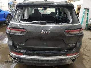 2022 Jeep Grand Cherokee Overland with VIN 1C4RJKDG8N8580372, listed as a Copart auction lot 85468024 with Not provided miles and Salvage title. Bid and sale history available at DreamBid. Image 6.
