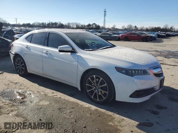 2015 Acura TLX V6 Tech with VIN 19UUB3F57FA001506, listed as a Copart auction lot 41896415 with 139,943 mi miles and Salvage Title. Bid and sale history available at carsss.com. Image 4.