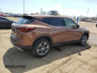 2023 Chevrolet Blazer LT с VIN 3GNKBCR43PS159485, выставлен на аукционе Copart как лот 54004735 с пробегом Не указан миль и Списание • Salvage title. История ставок и продаж доступна на DreamBid. Изображение 3.