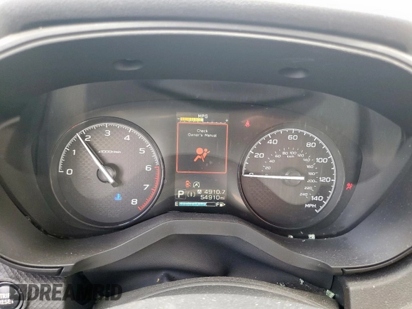 2019 Subaru Forester with VIN JF2SKACC7KH536402, listed as a Copart auction lot 58756045 with 54,910 mi miles and Salvage title. Bid and sale history available at DreamBid. Image 9.