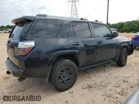 2020 Toyota 4Runner SR5 with VIN JTEBU5JR6L5753722, listed as a Copart auction lot 58841615 with 90,985 mi miles and Salvage title. Bid and sale history available at DreamBid. Image 3.