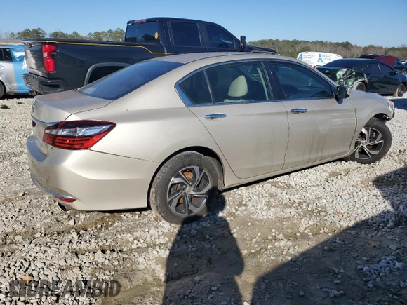 2017 Honda Accord Sedan LX with VIN 1HGCR2F39HA085508, listed as a Copart auction lot 88021855 with 126,059 mi miles and Salvage Title. Bid and sale history available at carsss.com. Image 3.