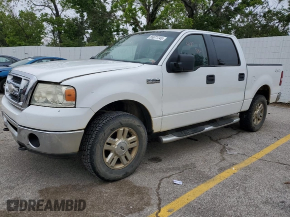 2008 Ford F-150 XLT with VIN 1FTPW14V88FA31353, listed as a Copart auction lot 55671745 with 206,024 mi miles and Clean title. Bid and sale history available at DreamBid. Image 1.