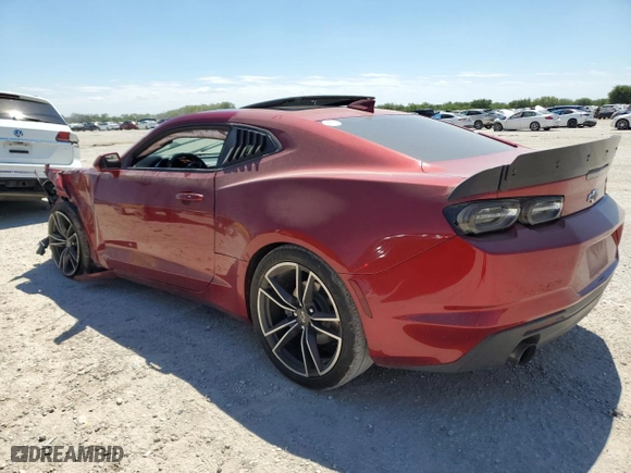 2021 Chevrolet Camaro 2LT with VIN 1G1FD1RS3M0123539, listed as a Copart auction lot 71068654 with 57,245 mi miles and Salvage Title. Bid and sale history available at carsss.com. Image 2.