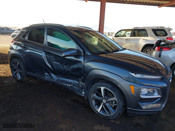 2018 Hyundai Kona Ultimate with VIN KM8K53A51JU097785, listed as a IAAI auction lot 41311804 with 94,446 mi miles. Bid and sale history available at carsss.com. Image 6.