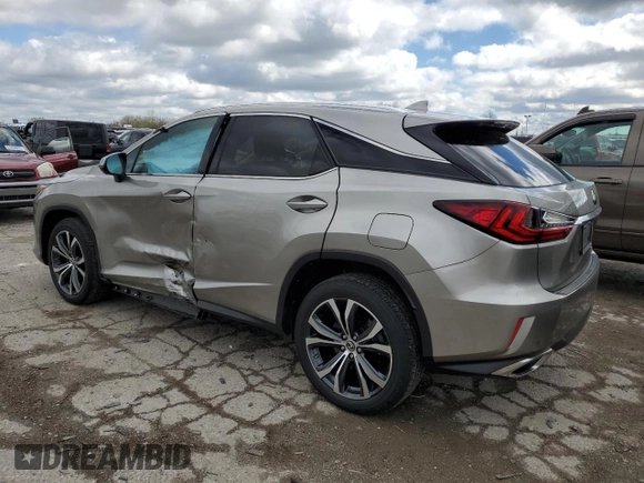 2019 Lexus RX 350 with VIN 2T2BZMCA6KC191941, listed as a Copart auction lot 53946995 with 45,553 mi miles and Salvage title. Bid and sale history available at DreamBid. Image 2.