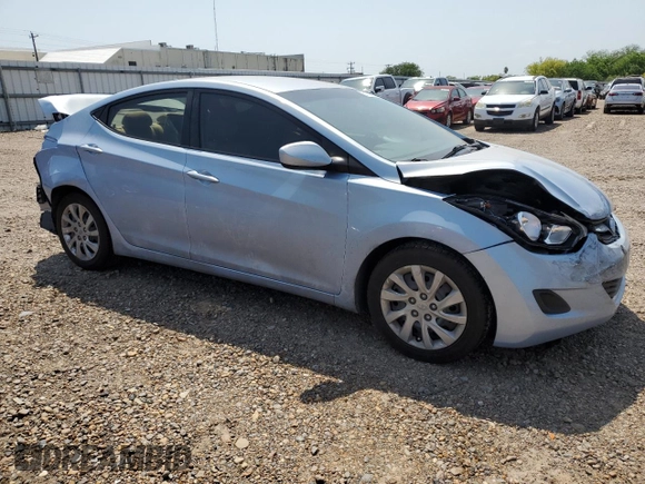 2012 Hyundai Elantra Limited with VIN KMHDH4AE6CU425288, listed as a Copart auction lot 51721515 with 85,174 mi miles and Salvage title. Bid and sale history available at DreamBid. Image 4.