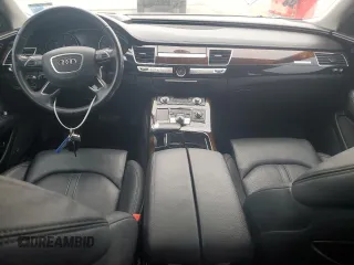 2015 Audi A8 L 3.0T with VIN WAU3GAFD3FN001094, listed as a Copart auction lot 49264345 with 87,184 mi miles and Salvage Title. Bid and sale history available at carsss.com. Image 8.