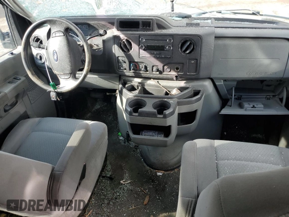 2011 Ford Econoline Passenger XL with VIN 1FBNE3BLXBDA75840, listed as a Copart auction lot 72030614 with 57,183 mi miles and Salvage Title. Bid and sale history available at DreamBid. Image 8.
