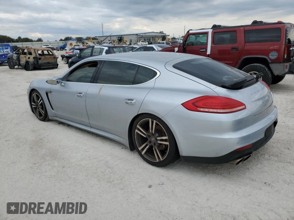 2014 Porsche Panamera 4S Executive with VIN WP0BB2A75EL062252, listed as a Copart auction lot 77269564 with 83,124 mi miles and Salvage Title. Bid and sale history available at DreamBid. Image 2.