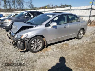 2011 Honda Civic EX-L with VIN 2HGFA1F98BH513712, listed as a Copart auction lot 80246754 with Not Provided miles and Salvage Title. Bid and sale history available at DreamBid. Image 1.