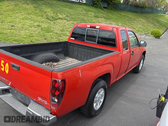 2008 GMC Canyon SLE1 with VIN 1GTCS19E888138586, listed as a Copart auction lot 53332145 with 132,856 mi miles and Clean Title. Bid and sale history available at carsss.com. Image 4.