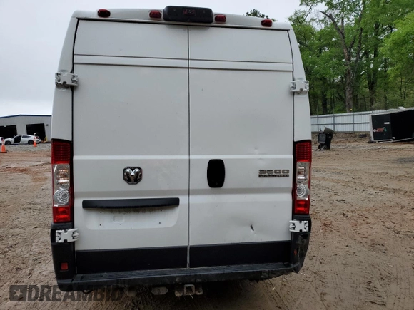 2023 Ram ProMaster Cargo with VIN 3C6MRVJG6PE506912, listed as a Copart auction lot 52349875 with Not Provided miles and Salvage Title. Bid and sale history available at DreamBid. Image 6.