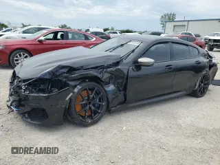 2020 BMW 8 Series M850i with VIN WBAGV8C09LBP48858, listed as a Copart auction lot 67635104 with 0 mi miles and Salvage Title. Bid and sale history available at carsss.com. Image 1.