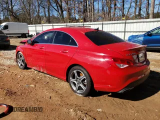 2018 Mercedes-Benz CLA with VIN WDDSJ4EB7JN633189, listed as a Copart auction lot 37712953 with 56,158 mi miles. Bid and sale history available at carsss.com. Image 2.