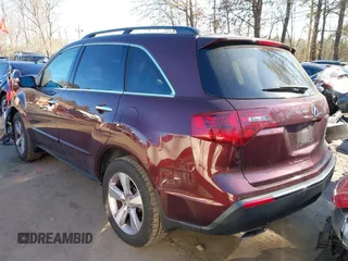 2013 Acura MDX with VIN 2HNYD2H29DH506219, listed as a IAAI auction lot 41325146 with 200,245 mi miles. Bid and sale history available at carsss.com. Image 3.