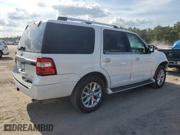 2016 Ford Expedition Limited with VIN 1FMJU1KT1GEF56168, listed as a Copart auction lot 54842505 with 128,885 mi miles and Salvage title. Bid and sale history available at DreamBid. Image 3.