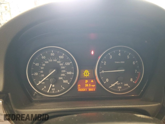 2013 BMW 3 Series 335i with VIN WBADX7C54DJ589502, listed as a Copart auction lot 51968185 with 63,541 mi miles and Salvage Title. Bid and sale history available at DreamBid. Image 9.