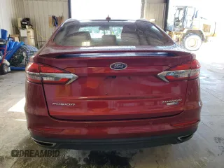 2019 Ford Fusion Titanium with VIN 3FA6P0D91KR206872, listed as a Copart auction lot 39536424 with 90,755 mi miles and Salvage Title. Bid and sale history available at carsss.com. Image 6.