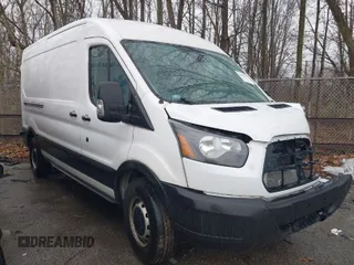 2019 Ford Transit with VIN 1FTYR2CM1KKA10613, listed as a IAAI auction lot 41898428 with 442,144 mi miles. Bid and sale history available at carsss.com. Image 1.