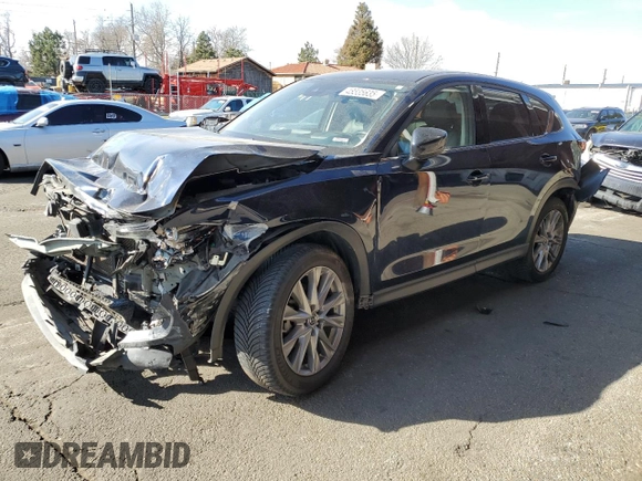 2020 Mazda CX-5 Grand Touring with VIN JM3KFBDM3L0786159, listed as a Copart auction lot 48535635 with 87,540 mi miles and Salvage Title. Bid and sale history available at carsss.com. Image 1.